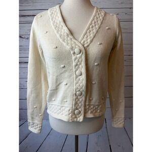Cabi Cardigan Sweater size XS Extra Small 6169‎ Knit #6169 Button Front Womens